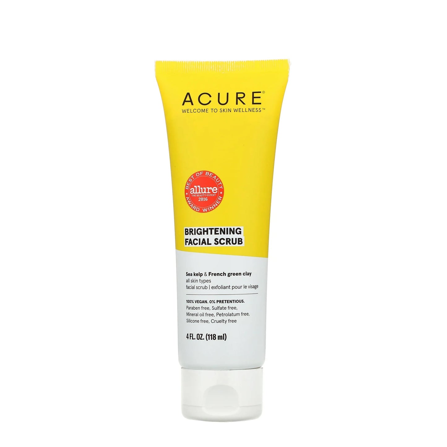 Acure Brightening Facial Scrub 118ml