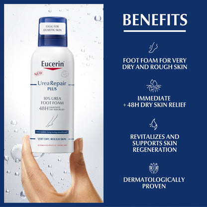 Eucerin UreaRepair Plus 10% Urea Foot Foam 150ml