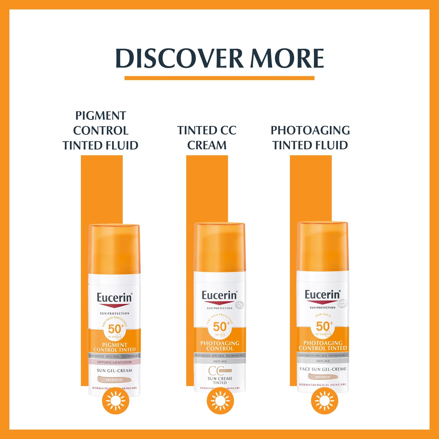 Eucerin Oil Control Sun Gel-Cream  SPF 50+ Medium 50ml