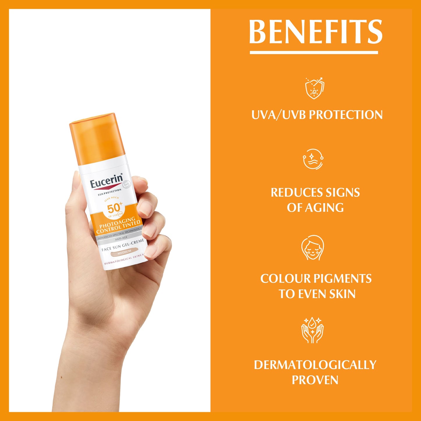 Eucerin Pigment Control Sun Gel-CreamSPF 50+ Medium 50ml
