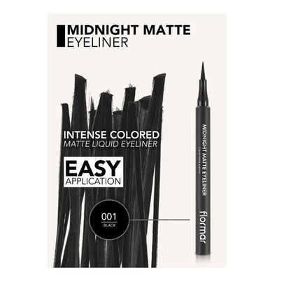 Flormar Midnight Matte Eyeliner Black