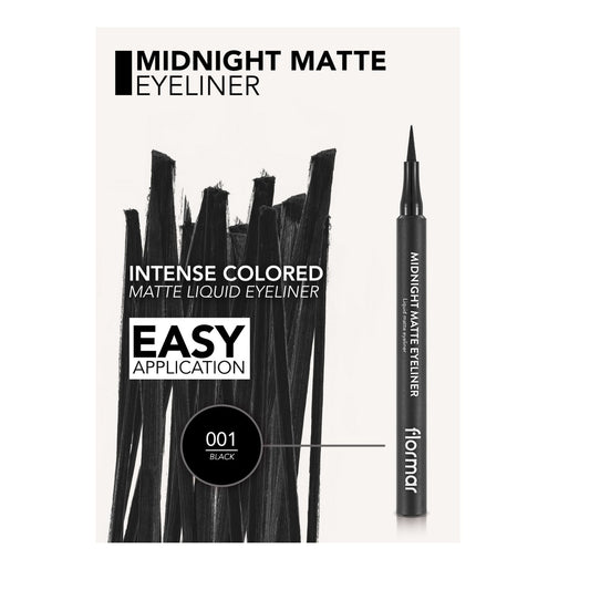 Flormar Midnight Matte Eyeliner Black
