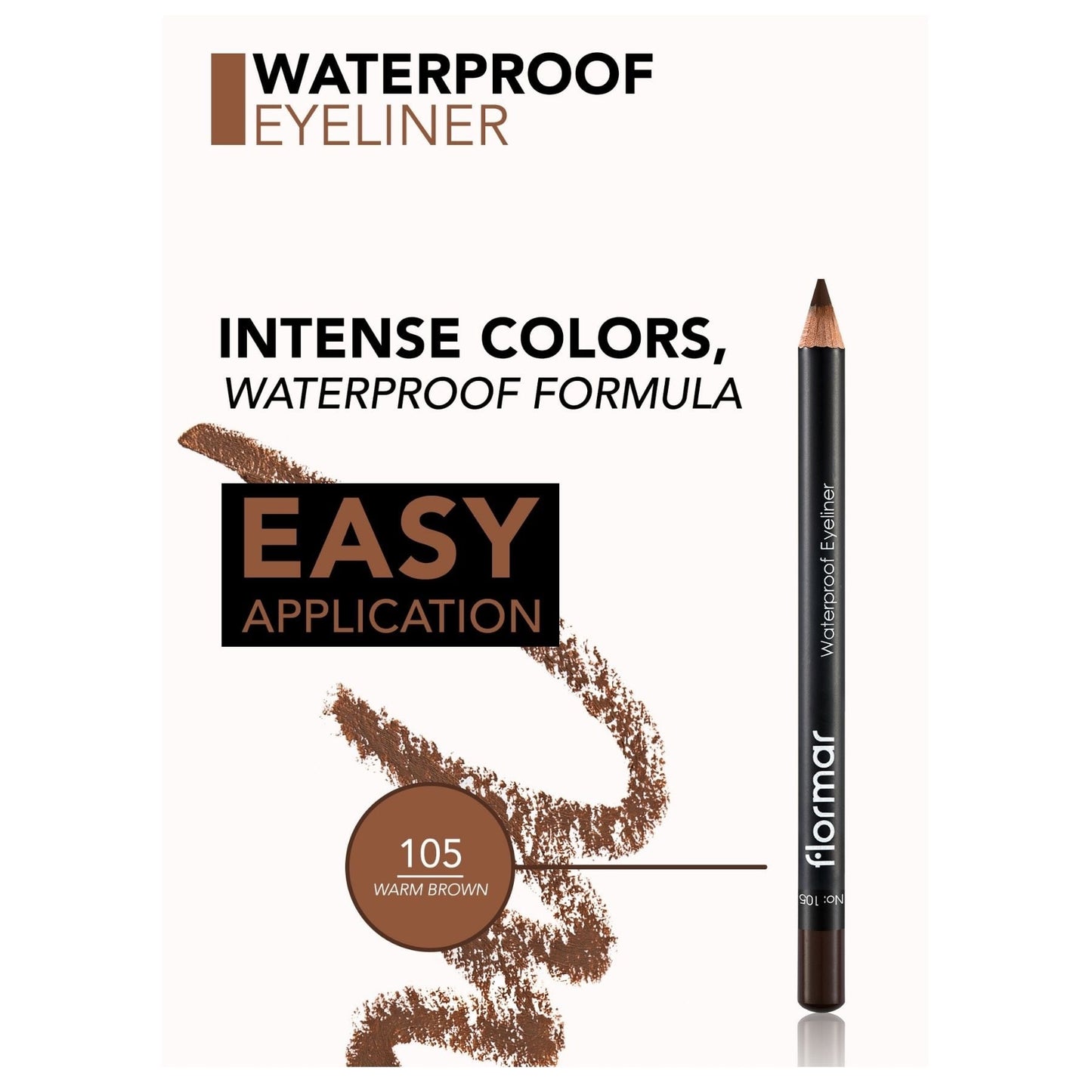 Flormar Waterproof Eyeliner Pencil