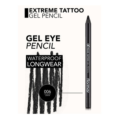 Flormar Extreme Tattoo Gel Pencil-06 Onyx Sa