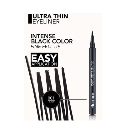 Flormar Ultra Thin Eyeliner Black