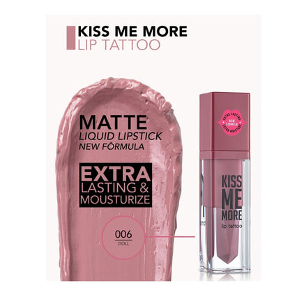 Flormar Kiss Me Lip Tattoo Peach