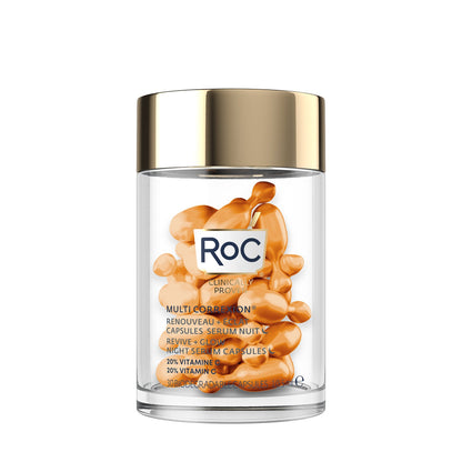 RoC Multi Correxion Revive & Glow Vitamin C Night Serum 30 Capsules