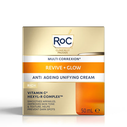 RoC Multi Correxion Revive & Glow Anti-Ageing Unifying Cream Rich 50ml