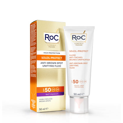 RoC Soleil-Protect Anti–Brown Spots Unifying Fluid SPF 50 50ml