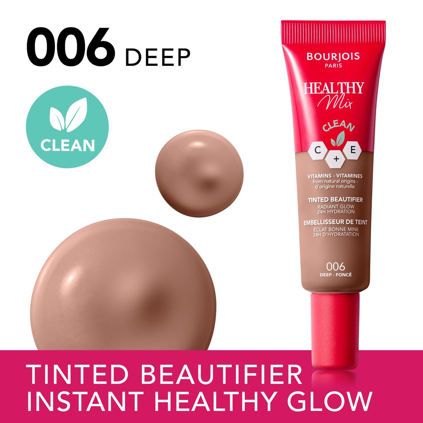 Bourjois Healthy Mix Tinted Beautifier 30ml 006 Deep|30ml