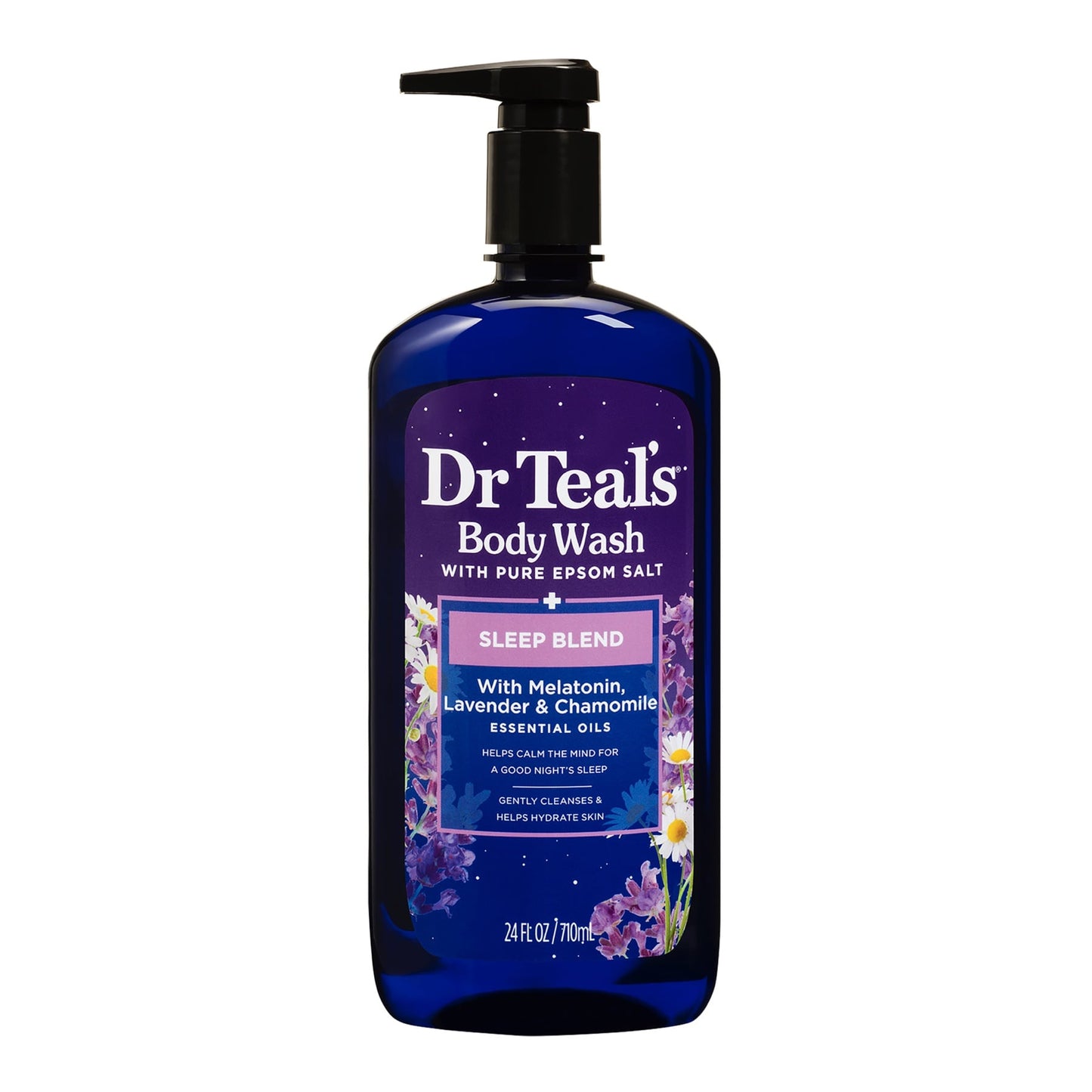 Dr Teal's Body Wash with Epsom Salt Sleep Blend with Melatonin 710Ml