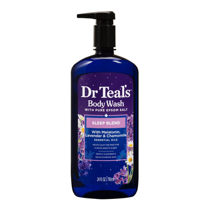 Dr Teal's Body Wash with Epsom Salt Sleep Blend with Melatonin 710Ml