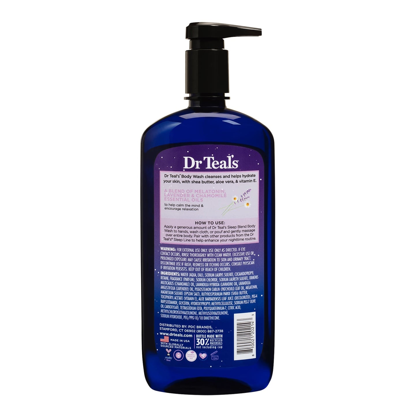 Dr Teal's Body Wash with Epsom Salt Sleep Blend with Melatonin 710Ml