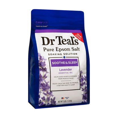 Dr Teal's Epsom Bath Salt Lavender 1.36Kg