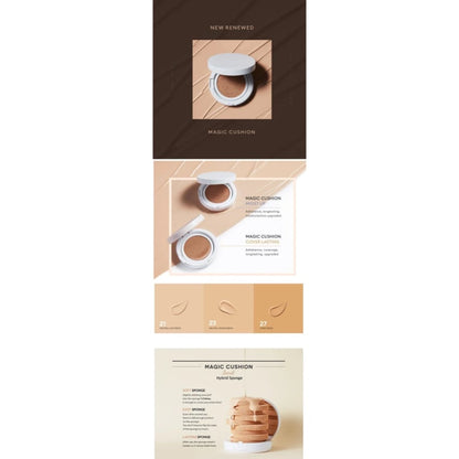 Missha Magic Cushion Cover Lasting Foundation 15g No. 27 Honey Beige