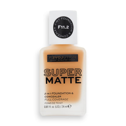 Relove by Revolution  Supermatte Foundation F11.2|24ml
