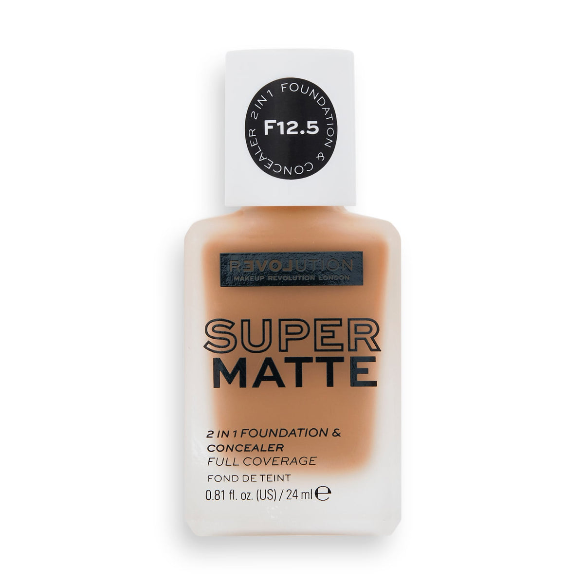 Relove by Revolution  Supermatte Foundation F12.5|24ml