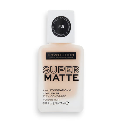 Relove by Revolution  Supermatte Foundation F3|24ml