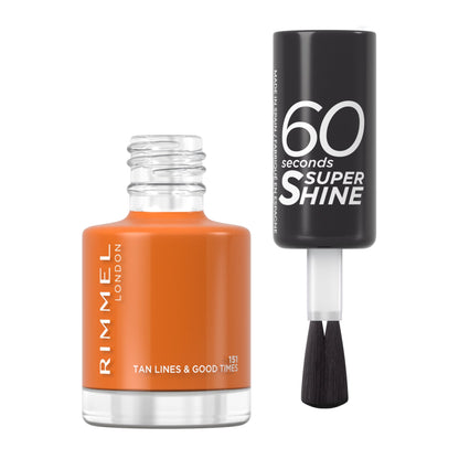 60 Seconds Super Shine Nail Polish 8ml 151 Tan Lines & Good Times|8ml