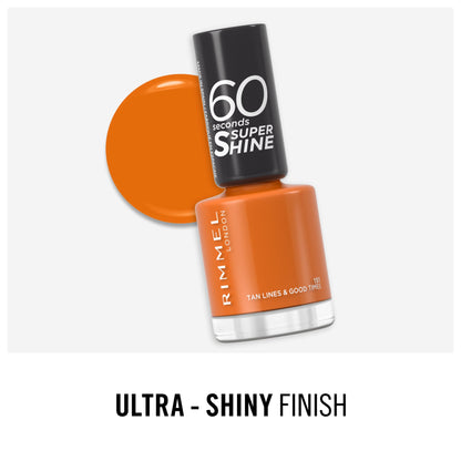 60 Seconds Super Shine Nail Polish 8ml 151 Tan Lines & Good Times|8ml