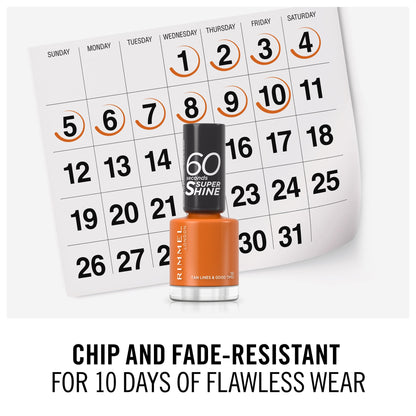 60 Seconds Super Shine Nail Polish 8ml 151 Tan Lines & Good Times|8ml