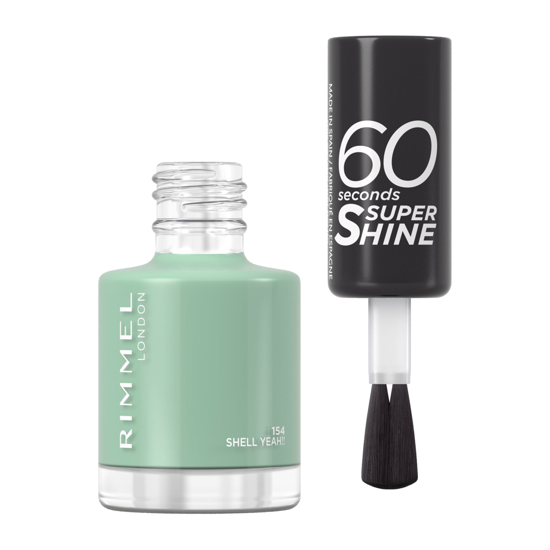 60 Seconds Super Shine Nail Polish 8ml 154 Shell Yeah!!|8ml