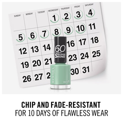 60 Seconds Super Shine Nail Polish 8ml 154 Shell Yeah!!|8ml