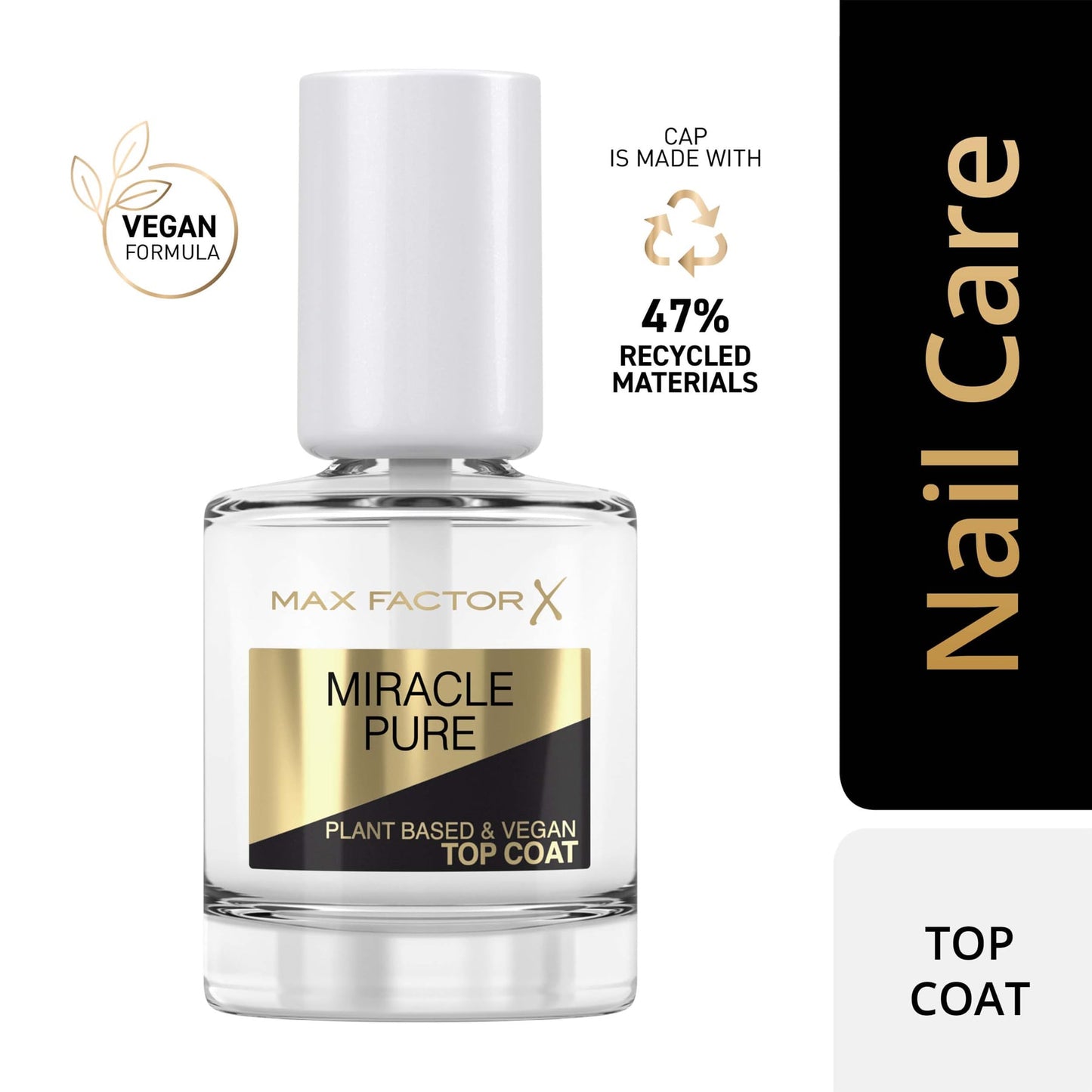 Max Factor Miracle Pure Nail Care Top Coat 12ml