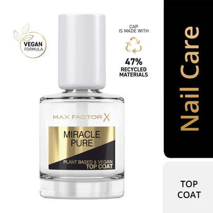 Max Factor Miracle Pure Nail Care Top Coat 12ml
