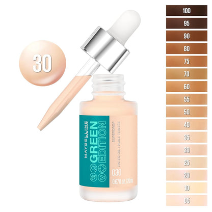 Maybelline Green Edition Superdrop Tinted Oil Foundation 20ml 30|20ml