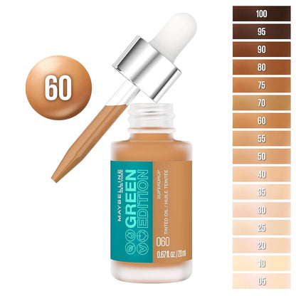 Maybelline Green Edition Superdrop Tinted Oil Foundation 20ml 60|20ml