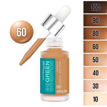 Maybelline Green Edition Superdrop Tinted Oil Foundation 20ml 60|20ml