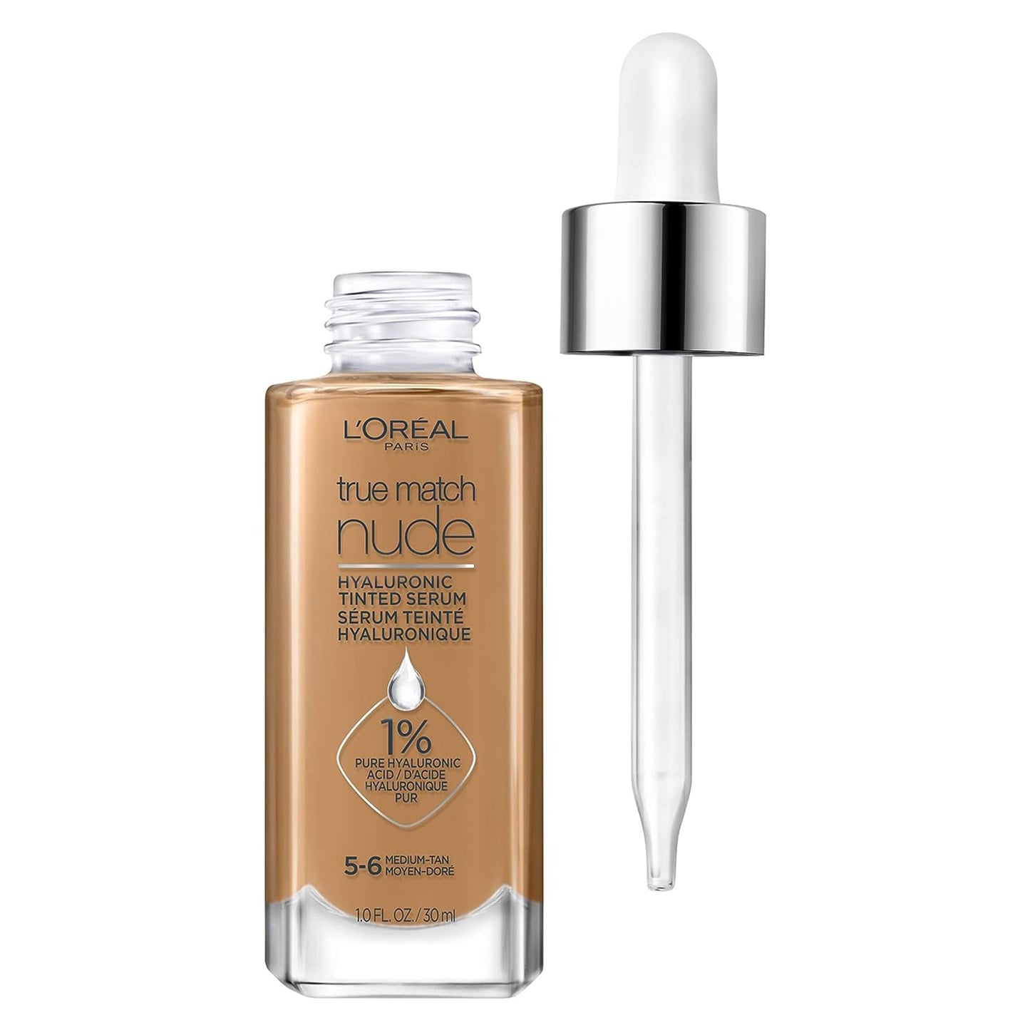 L'Oreal Paris True Match Nude Plumping Tinted Serum Foundation Medium Tan