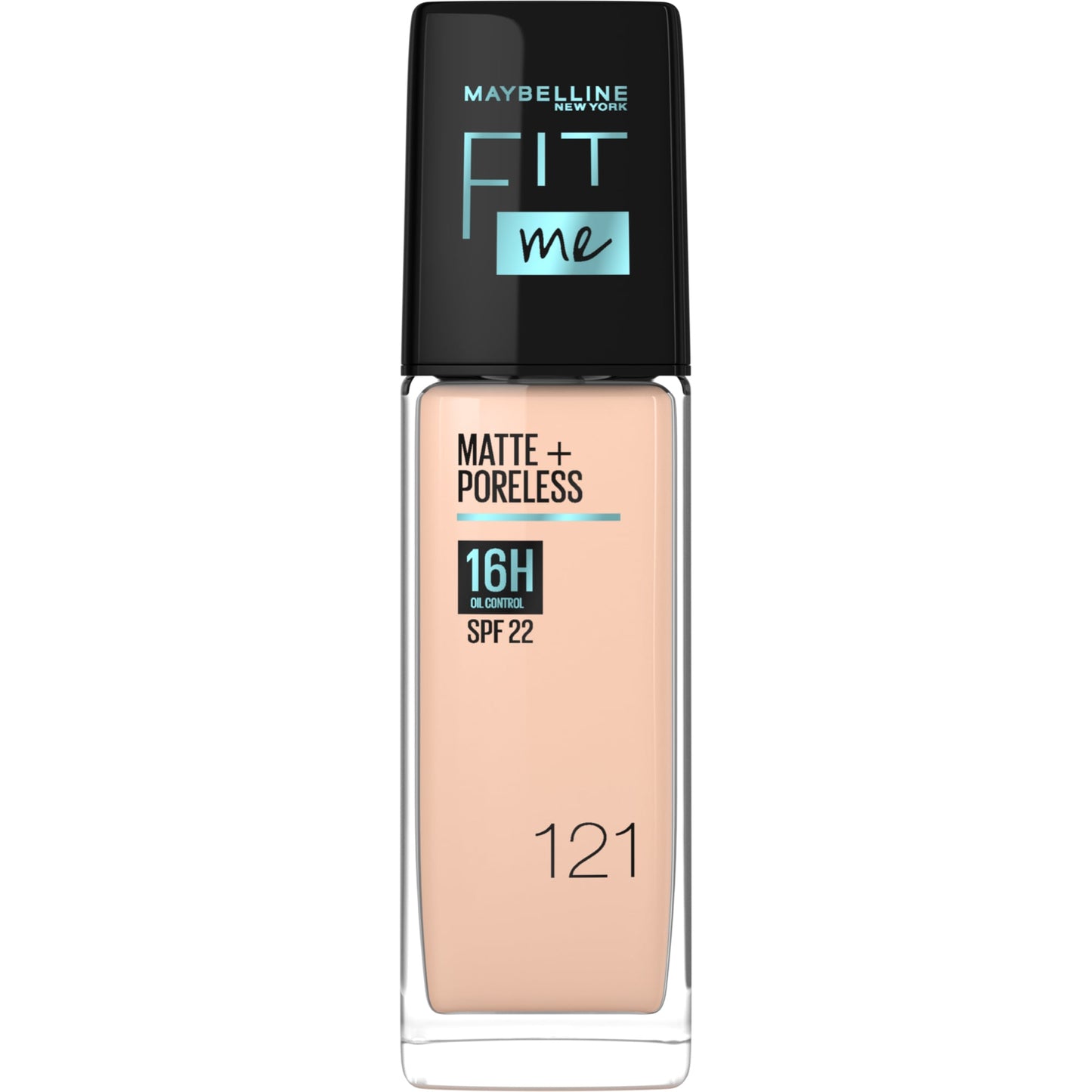 Maybelline Fit Me Matte+Poreless Liquid Foundation with SPF22 30ml 121|30ml