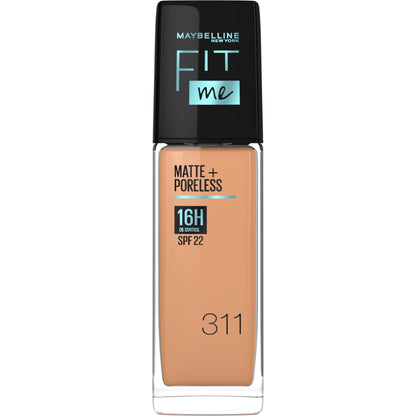 Maybelline Fit Me Matte+Poreless Liquid Foundation with SPF22 30ml 311|30ml