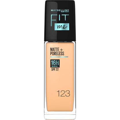 Maybelline Fit Me Matte+Poreless Liquid Foundation with SPF22 30ml