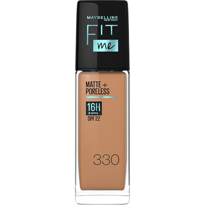 Maybelline Fit Me Matte+Poreless Liquid Foundation with SPF22 30ml 330|30ml