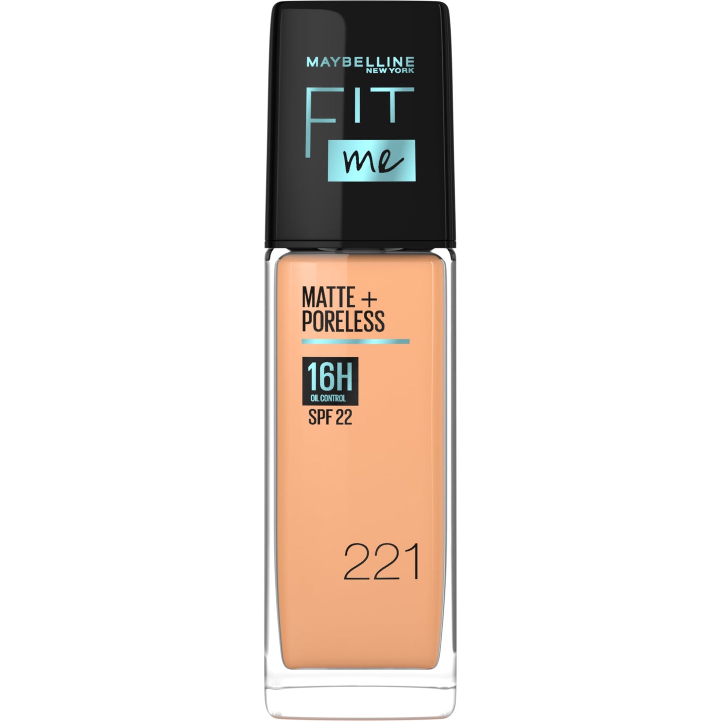 Maybelline Fit Me Matte+Poreless Liquid Foundation with SPF22 30ml 221|30ml