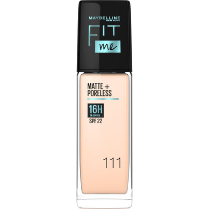 Maybelline Fit Me Matte+Poreless Liquid Foundation with SPF22 30ml