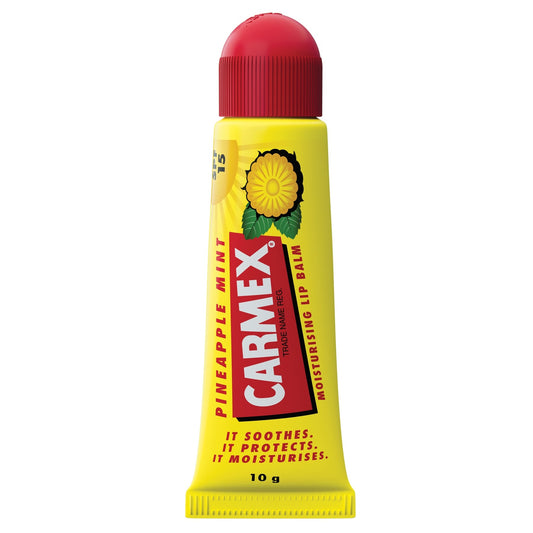 Carmex Pineapple & Mint Tingle Free Lip Balm Tube 10g