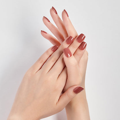 Magic Press Press-on Nails Brick Brown