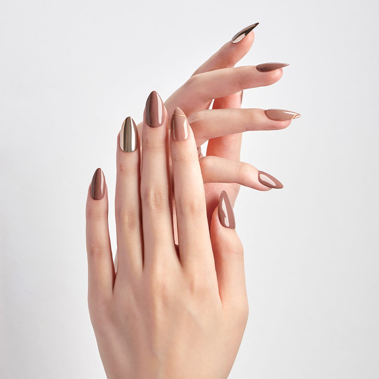 Magic Press Press-on Nails Delicate Gold