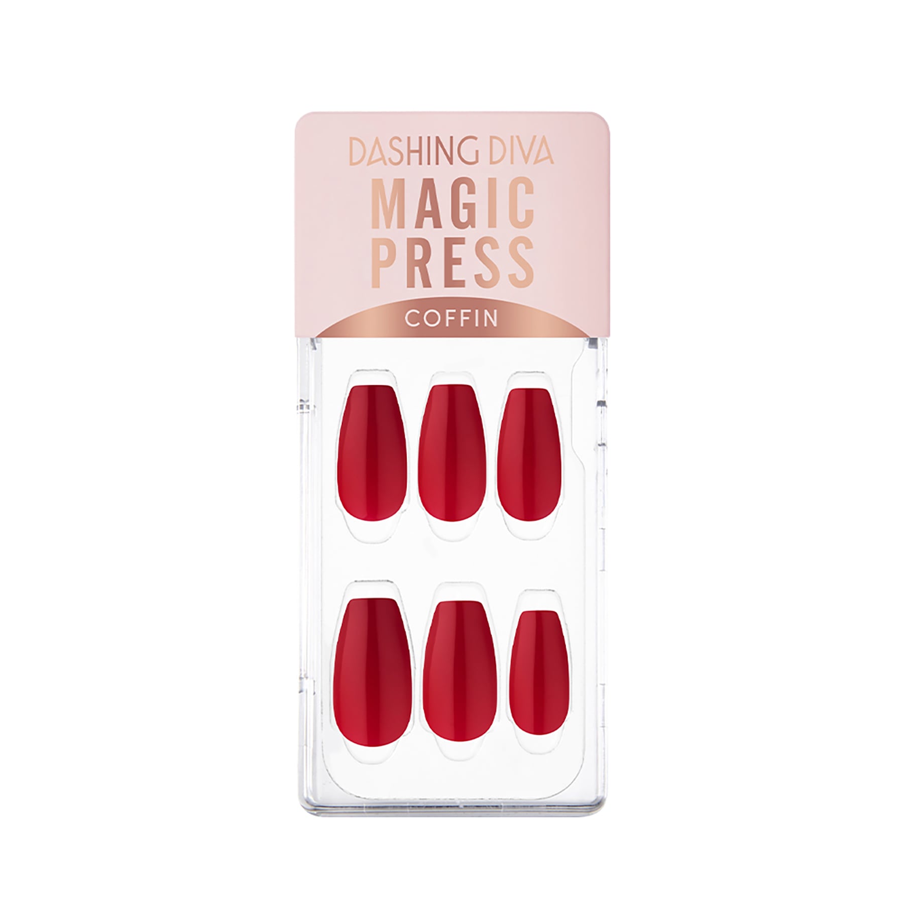 Magic Press Press-on Nails Amaranth Red