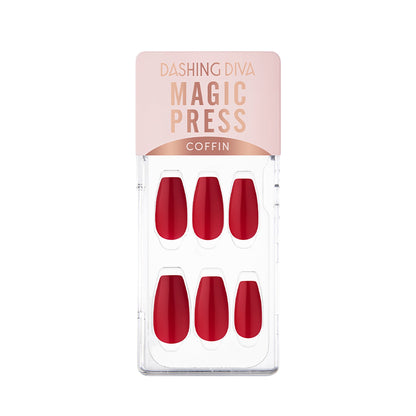 Magic Press Press-on Nails Amaranth Red