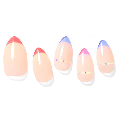 Magic Press Press-on Nails Neon Edge French