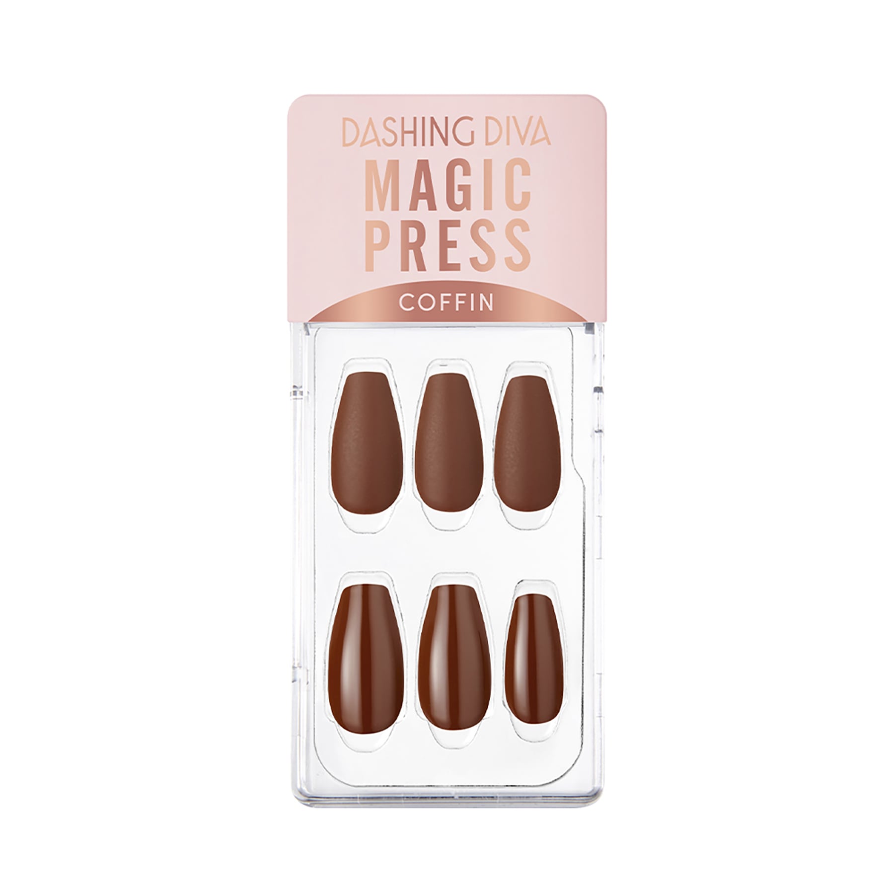 Magic Press Press-on Nails Choco Cashmere