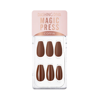 Magic Press Press-on Nails Choco Cashmere