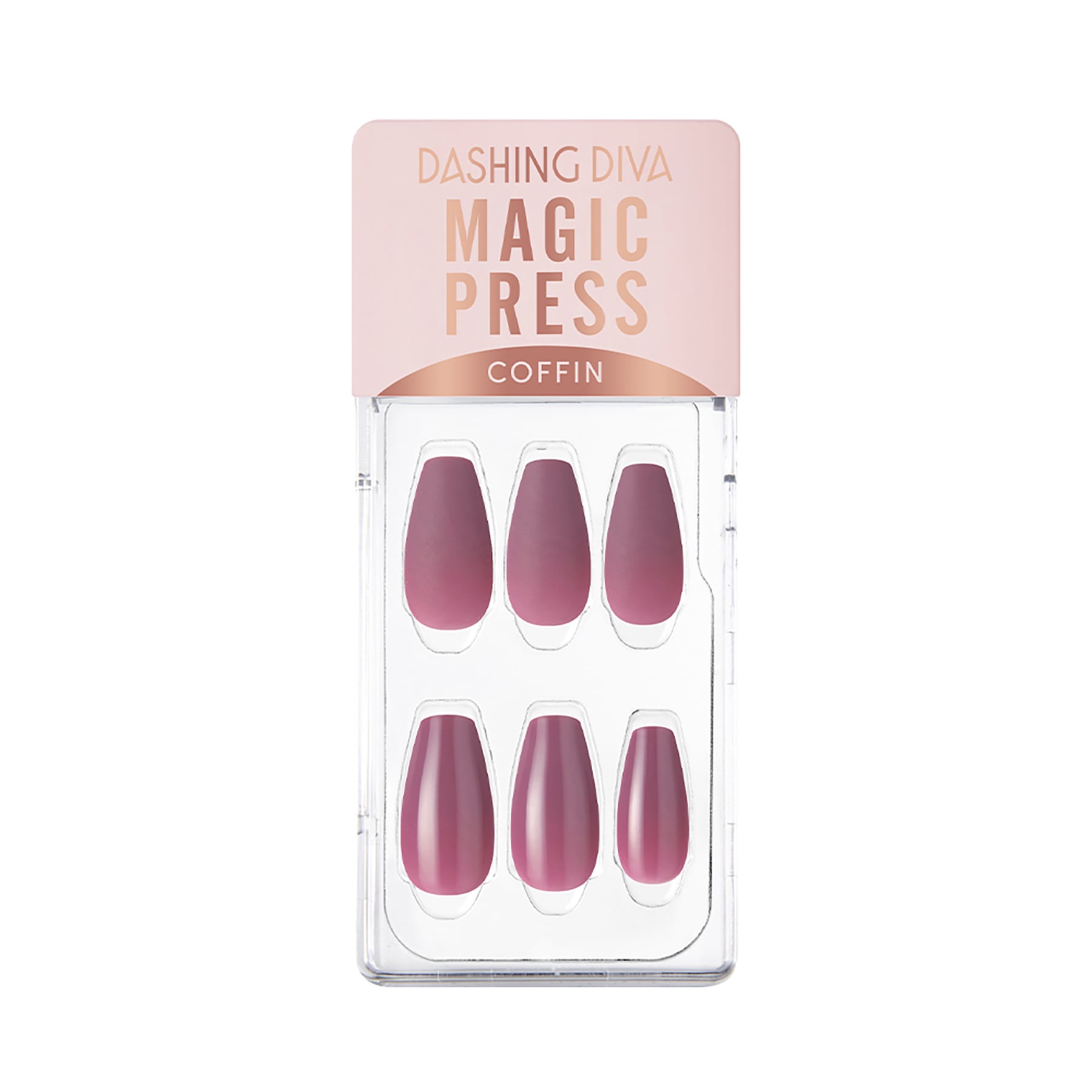 Magic Press Press-on Nails Purple Mauve