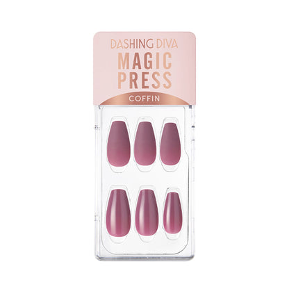 Magic Press Press-on Nails Purple Mauve