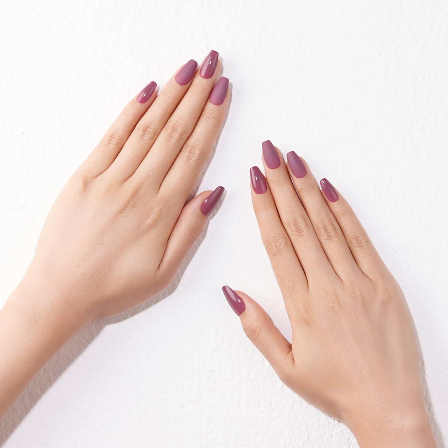 Magic Press Press-on Nails Purple Mauve